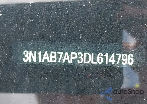 2013 Nissan Sentra Sv из США, поврежденный, VIN 3N1AB7AP3DL614796